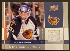 2009-10 Upper Deck UD Game Jersey Series 1 Kari Lehtonen #GJ-KL